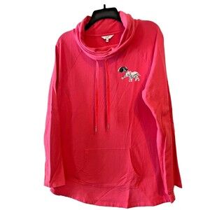 CROWN & IVY Women's Soft Cowl Neck Hoodie Collar Size LARGE